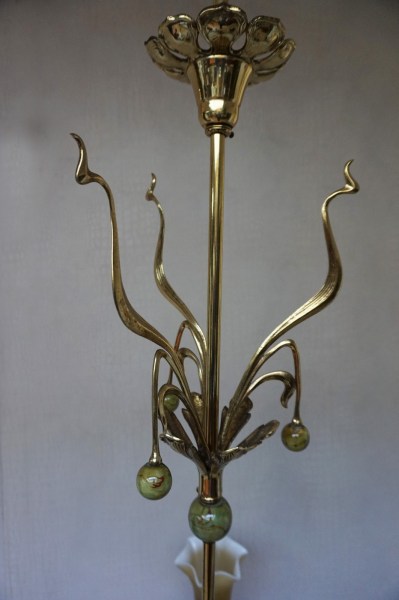 kroonluchter-Victor-Horta-style-Belgische-Art-Nouveau-jugenstil-chandelier-Vienna-Secession-Fernand Dubois-whiplash